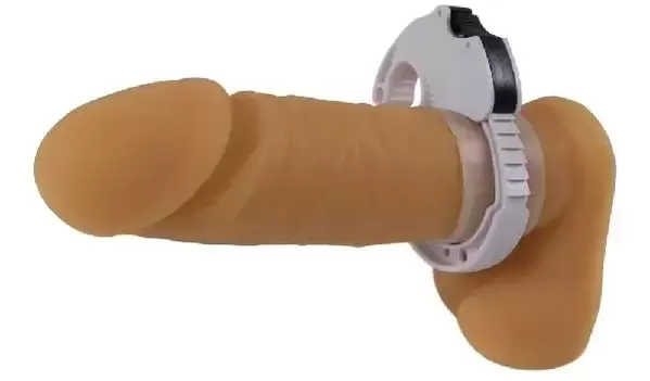Fixation - penis enlargement technique using a special clamp