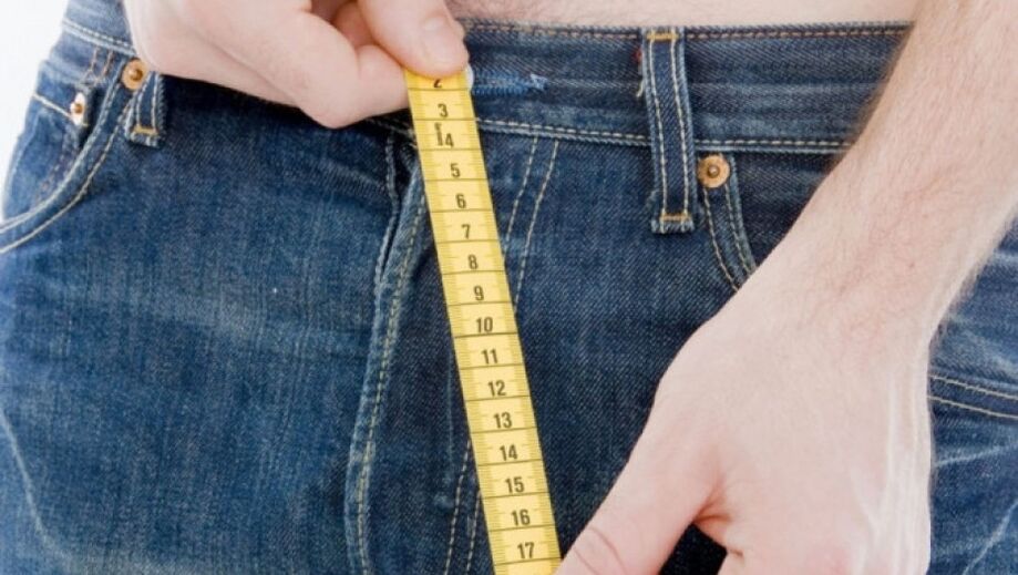 measuring penis size after magnification