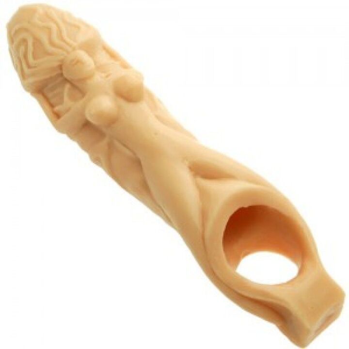 Extension nozzle with penis replacement function for erectile problems
